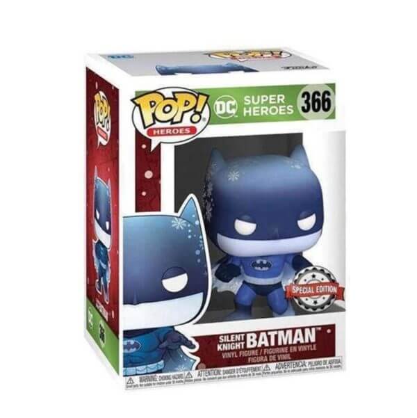 Funko Pop! Heroes: Dc Holiday Super Heroes – Silent Knight Batman (Special Edition) #366 Vinyl Figure
