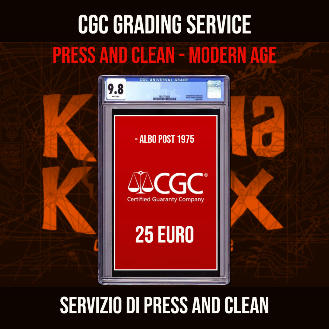 CGC SERVICE : PRESS AND DRY CLEAN - POST 1975 ( MODERN )