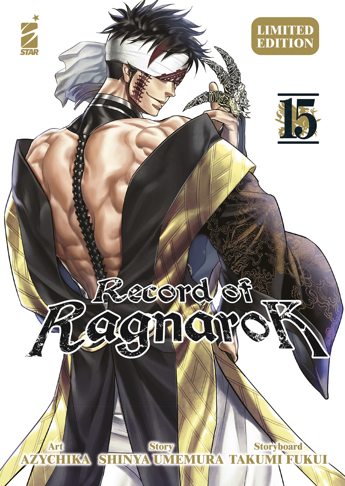 RECORD OF RAGNAROK #15 LIMITED EDITION CON 3 SET DI STICKER