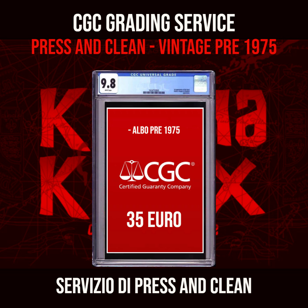 CGC SERVICE : PRESS AND DRY CLEAN - PRE 1975 ( VINTAGE )