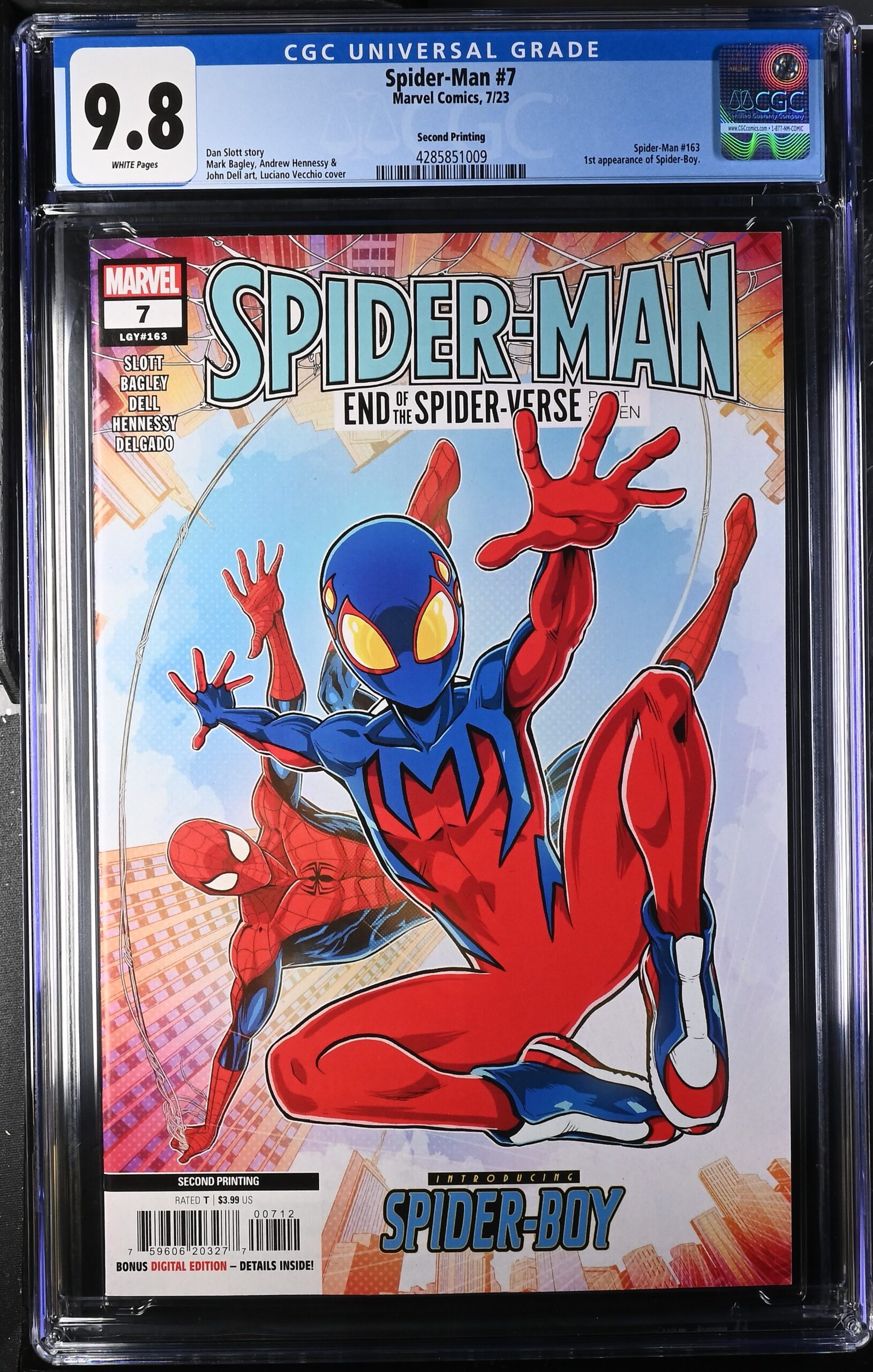 CGC 9.8 Spider-Man #7