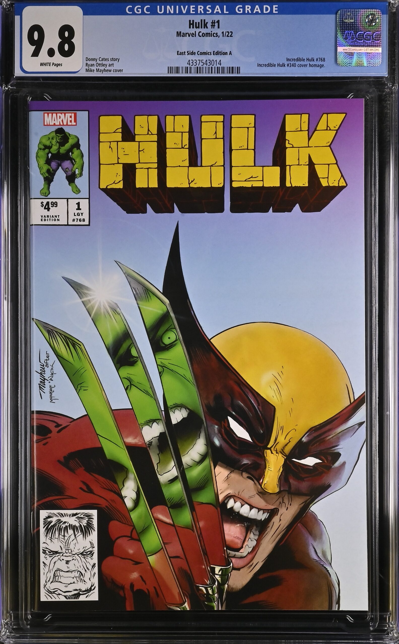 CGC 9.8 Hulk #1