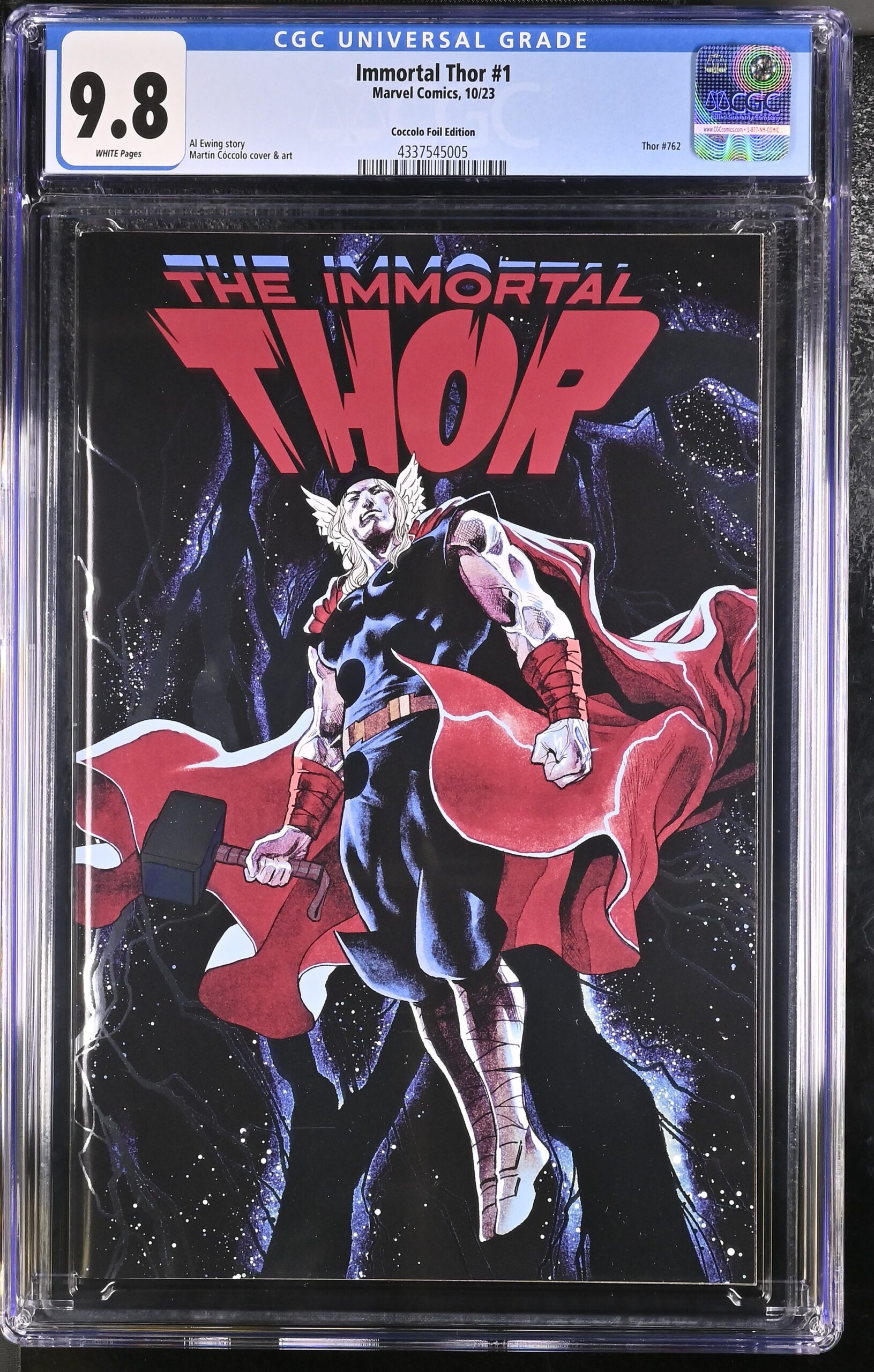 CGC 9.8 Immortal Thor #1