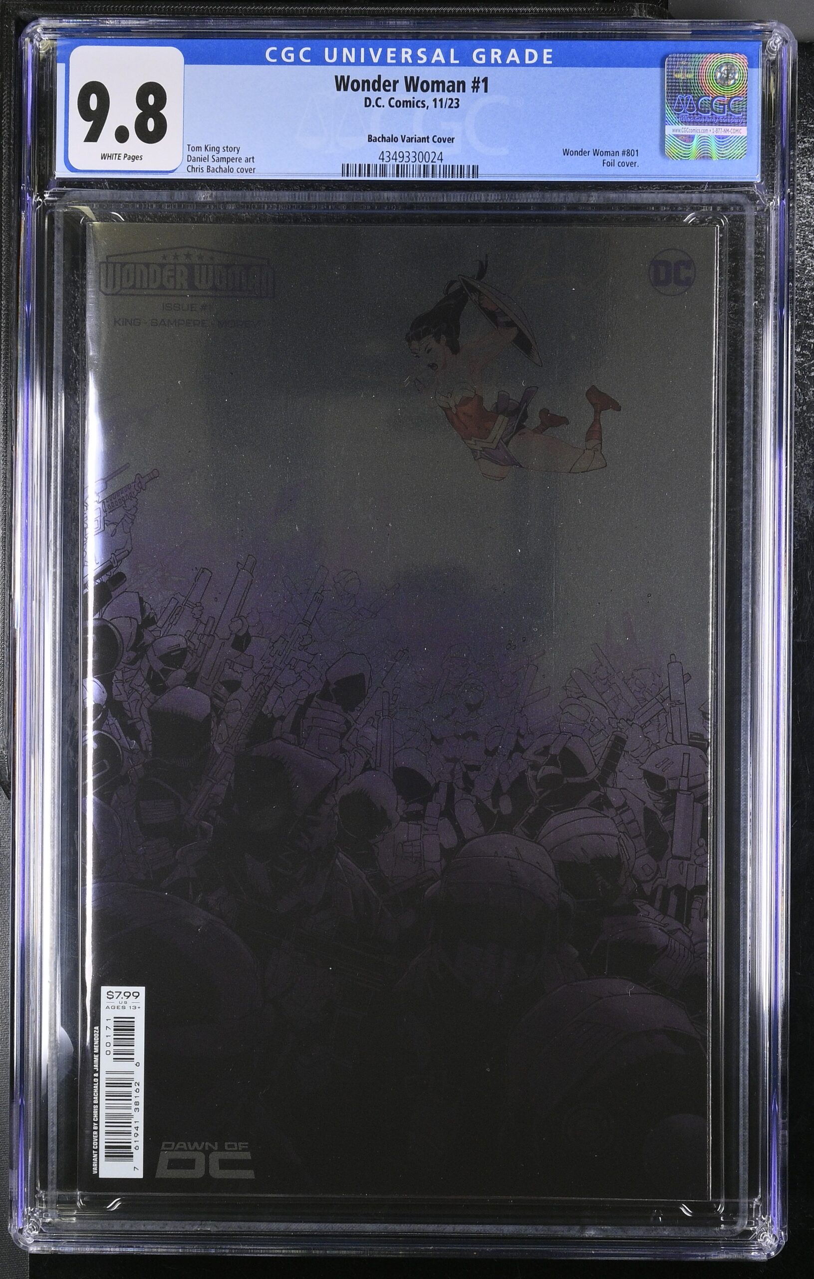 CGC 9.8 Wonder Woman #1 - Foil Cover