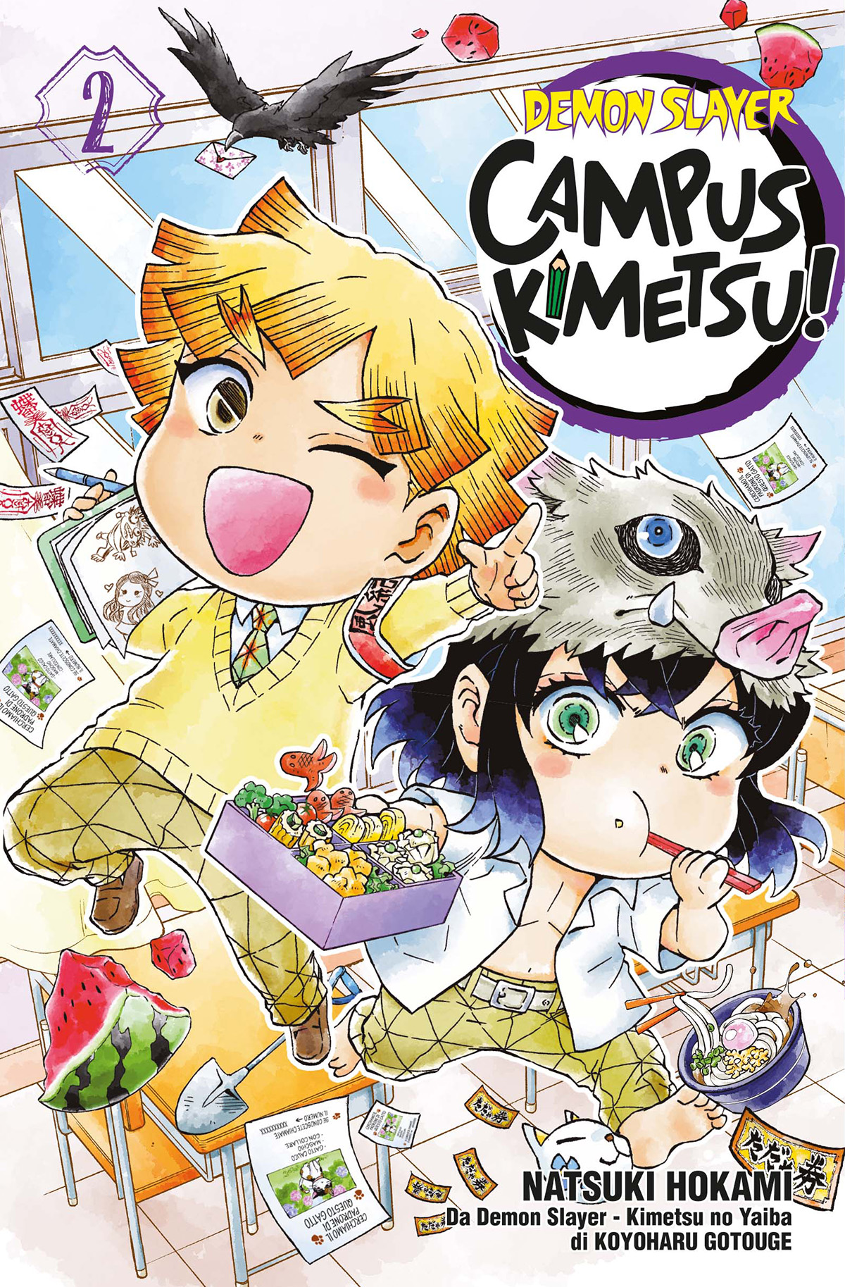 DEMON SLAYER – CAMPUS KIMETSU! n. 2 di Koyoharu Gotouge,Natsuki Hokami