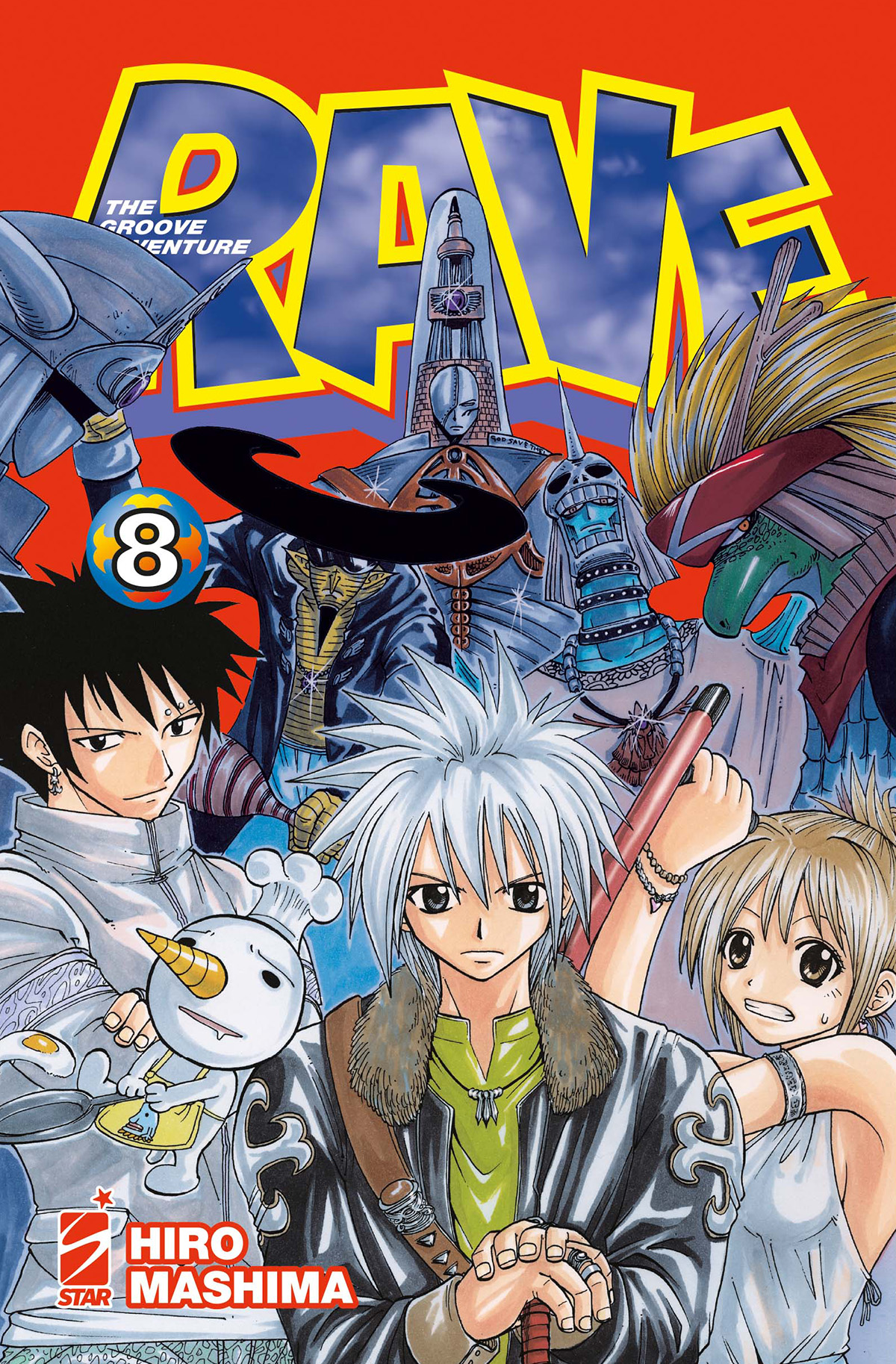 RAVE - THE GROOVE ADVENTURE NEW EDITION n. 8 di Hiro Mashima