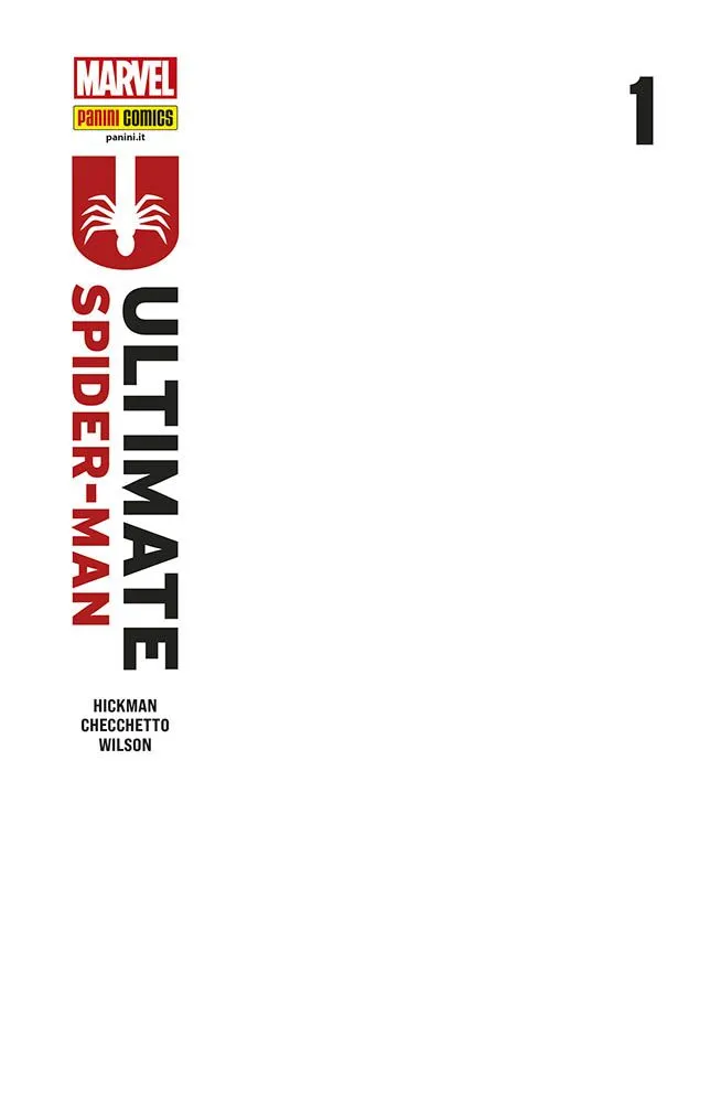 Ultimate Spider-Man 1 Blank Variant