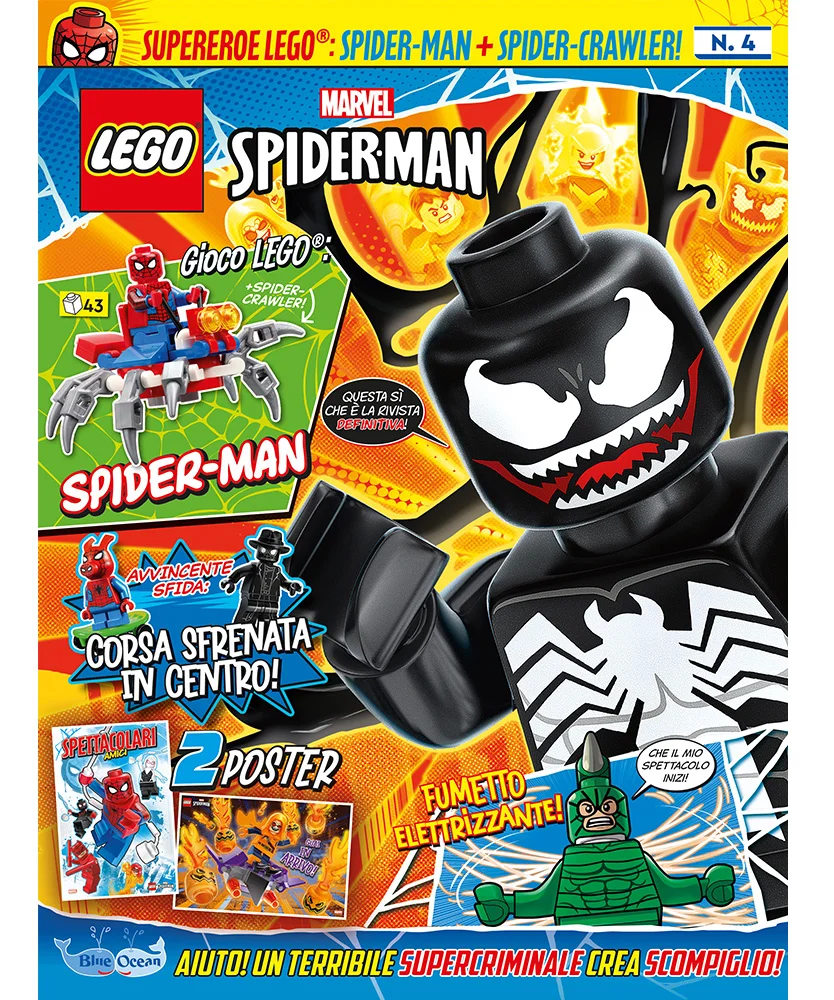 LEGO SPIDER-MAN N.4 - SPIDER-MAN + SPIDER-CRAWLER