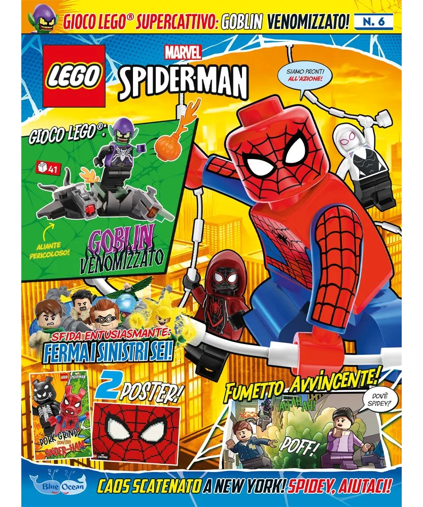 LEGO SPIDER-MAN N.6 - GREEN GOBLIN VENOMIZZATO