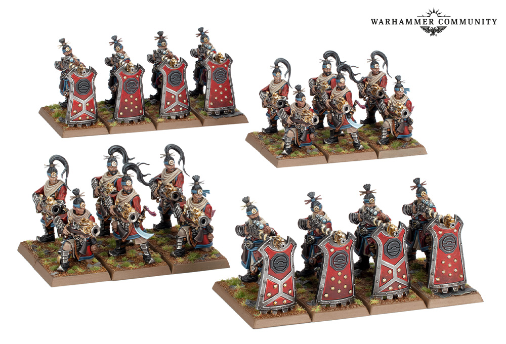 Iron Hail Gunners e Crane Gunner Teams