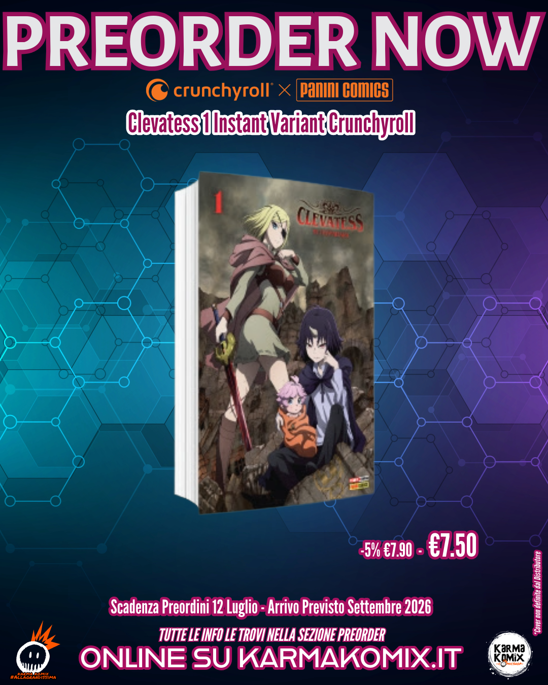 Clevatess 1 - Instant Variant Crunchyroll X Panini Comics