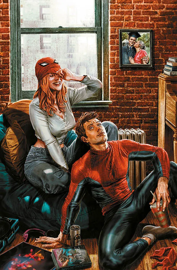 Amazing Spider-Man 19 Variant Amazing Visions di Lee Bermejo Spider-Man 898